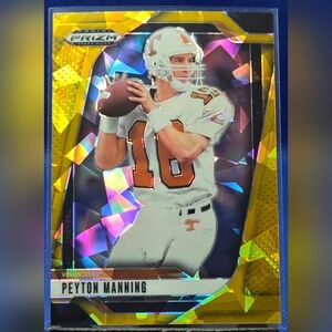 Tennessee Volunteers Peyton Manning Football Trading Card - GOLD ICE